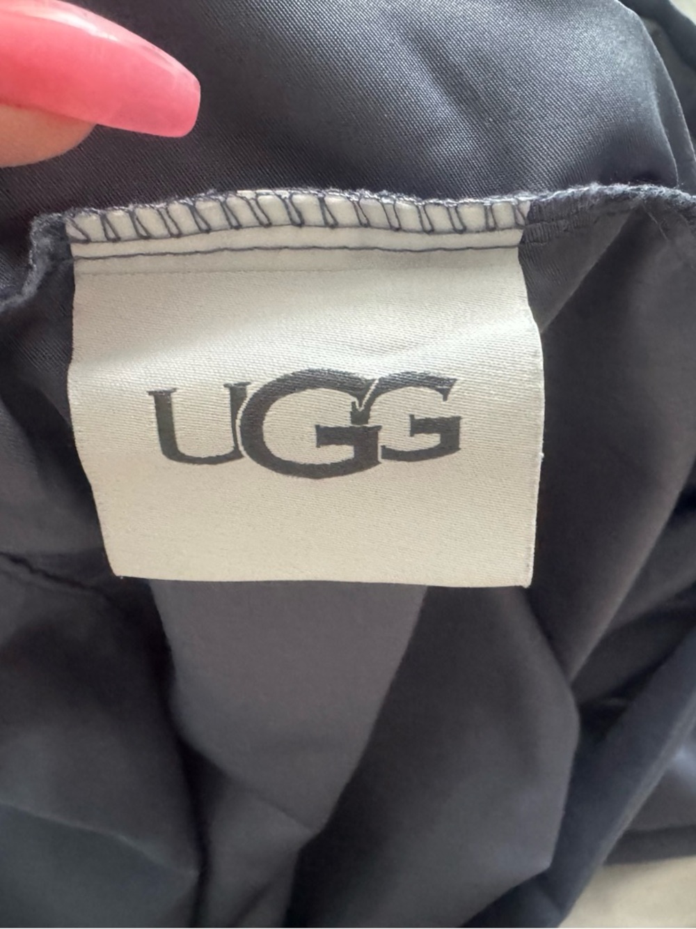 UGG Dark Gray/Navy Sheet Set - 4 Piece - Picture 2 of 4